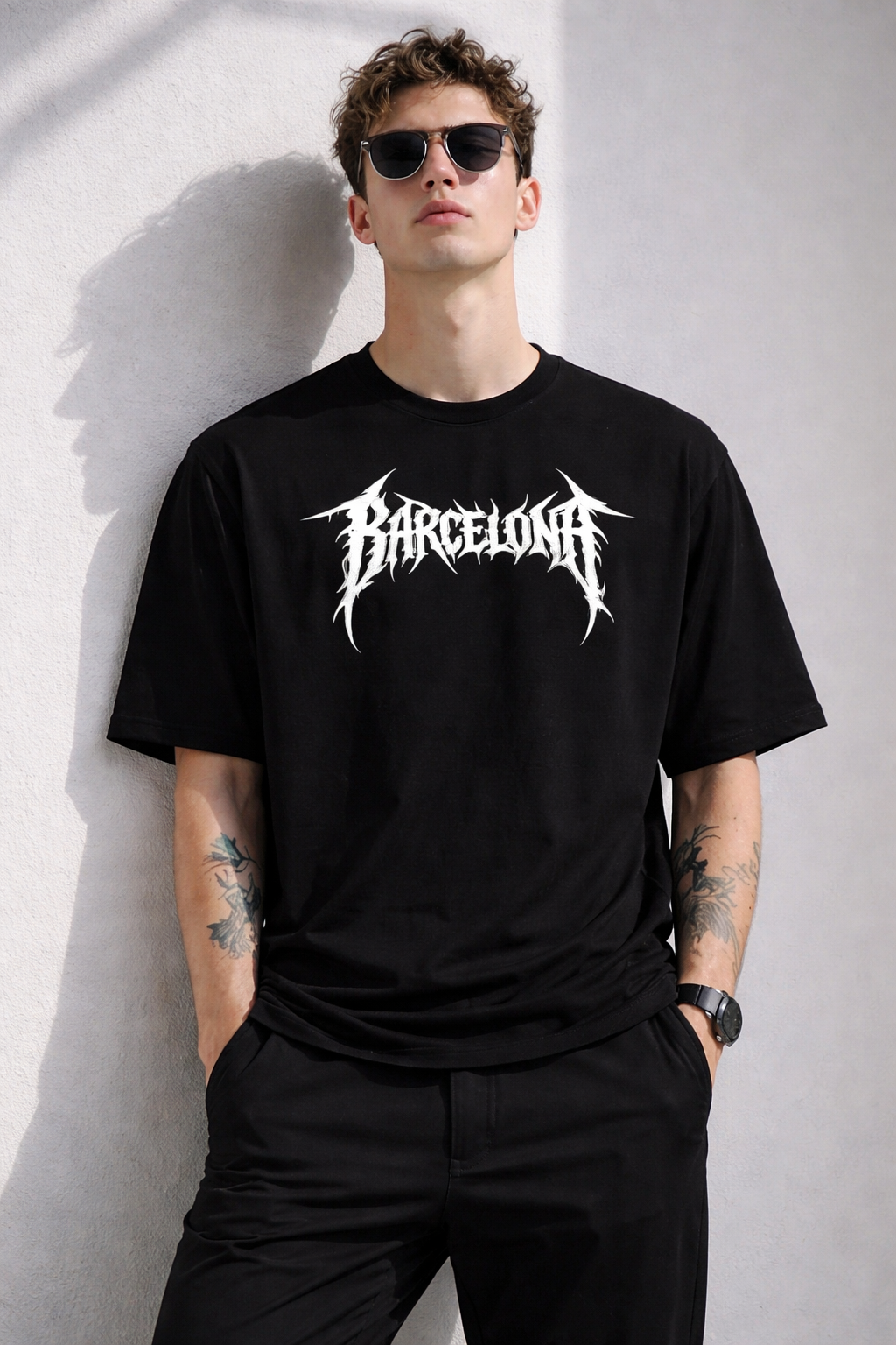 Men’s Streetwear Typography - Pure Cotton T-Shirt