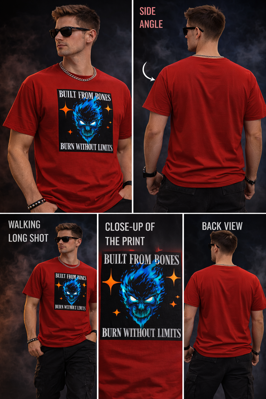 Built From Bones – Men’s Classic T-Shirt / Pure cotton