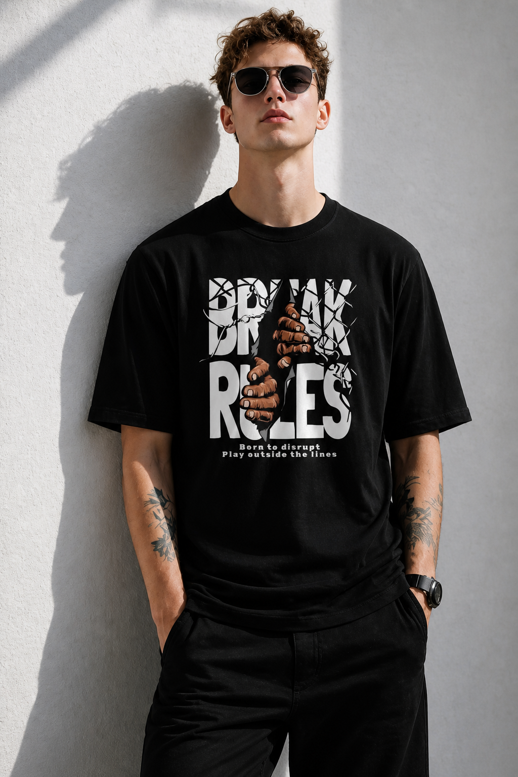 Break Rules - Men’s Pure Cotton T-Shirt