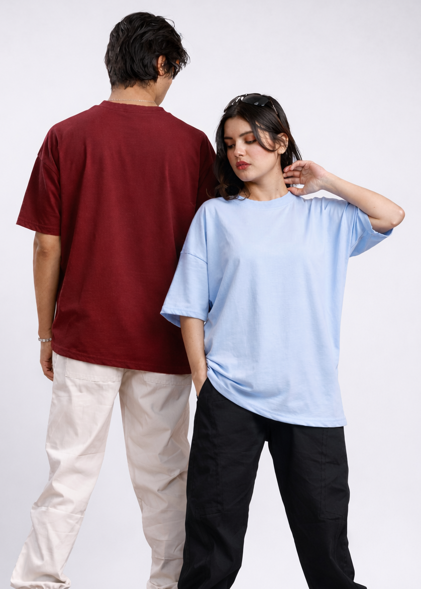 Unisex Luxury Oversized T-Shirt - 240 GSM High quality Pure Cotton