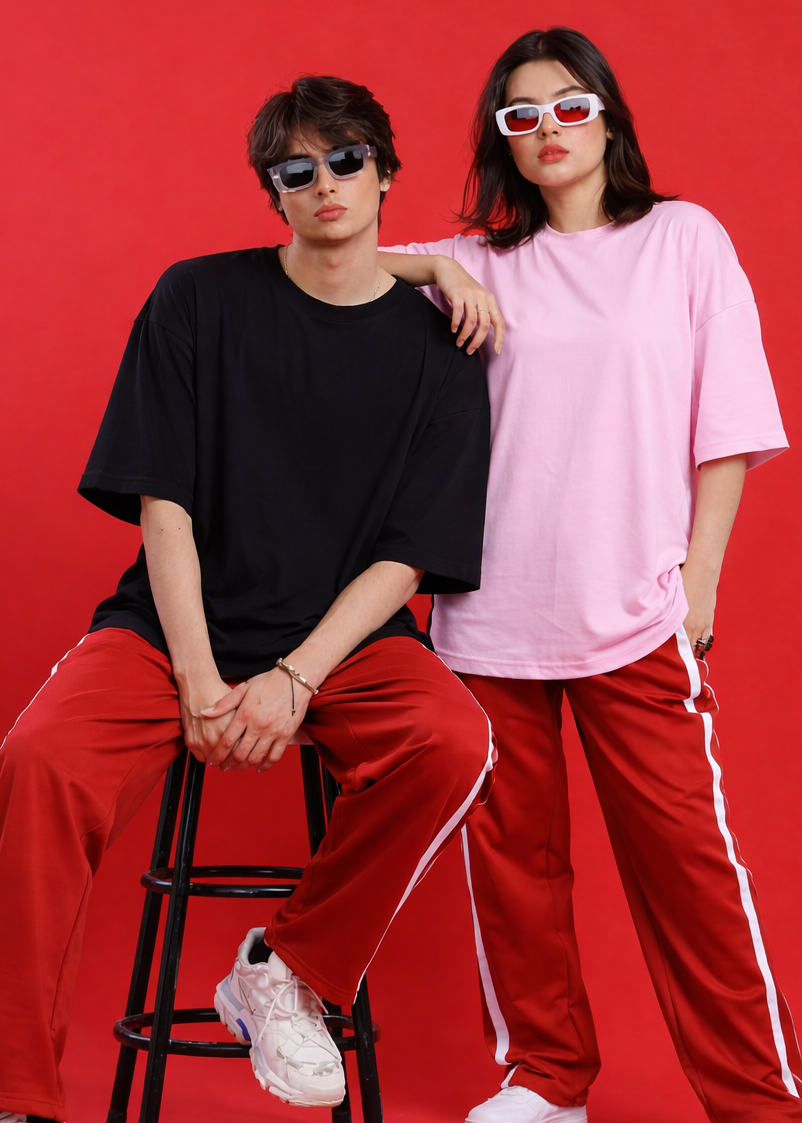 Unisex Premium Oversized Terry Tee - Plain / 260 GSM