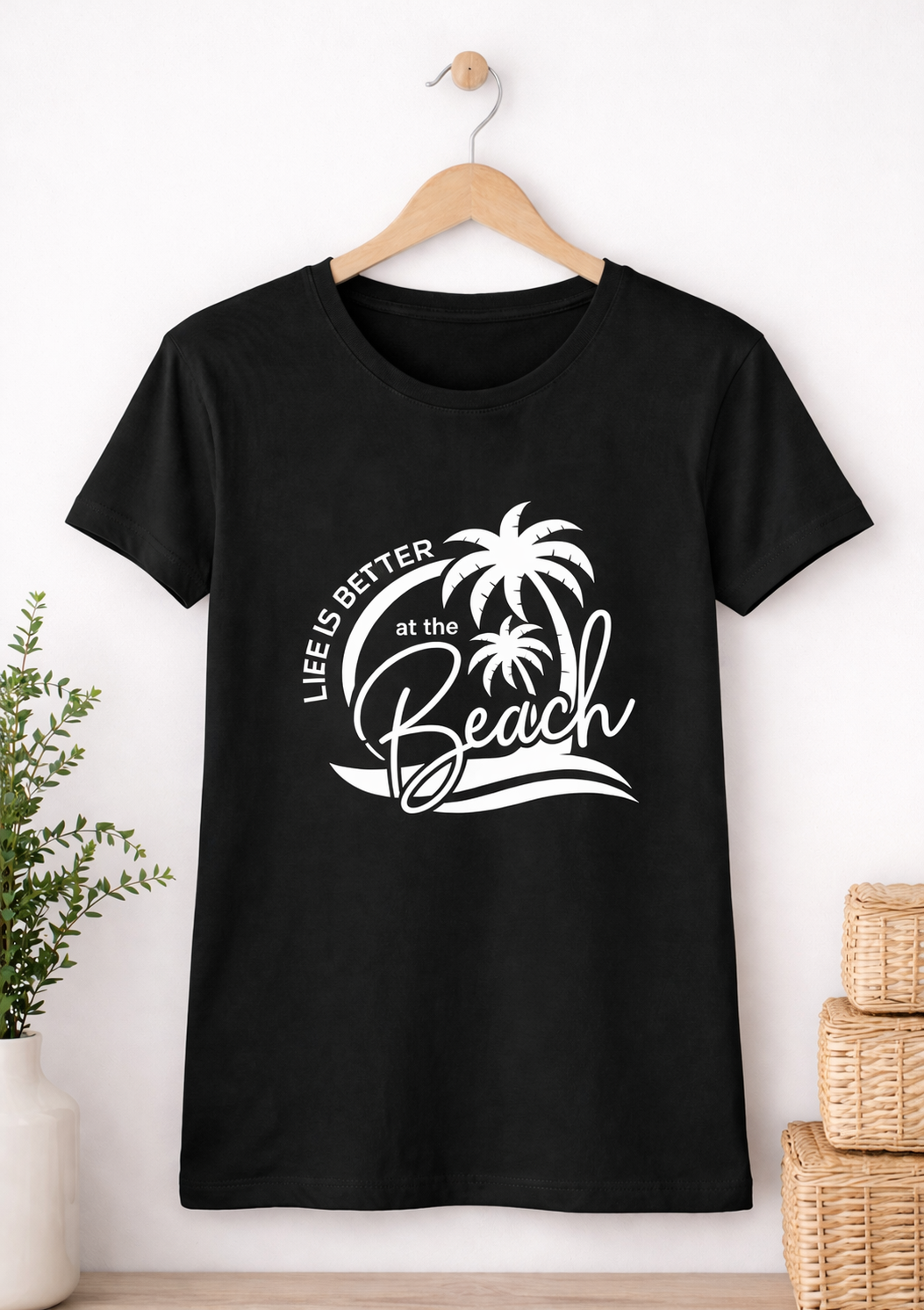 Women's Classic Minimal Graphic Cotton T-Shirt – Breathable Soft Fabric