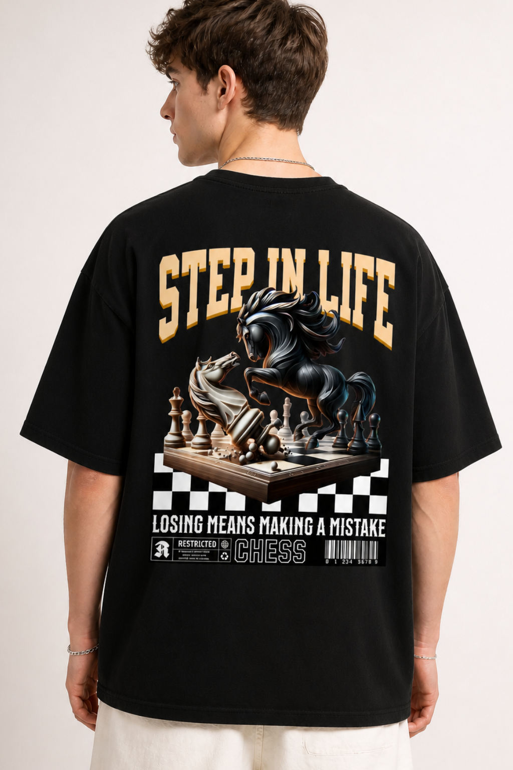 Chess Life - Premium Oversized Terry Tee - Unisex / 260 GSM