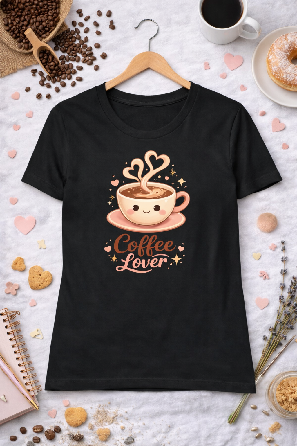 Coffee Lover / Women's Pure Cotton T-Shirt Kool Styles