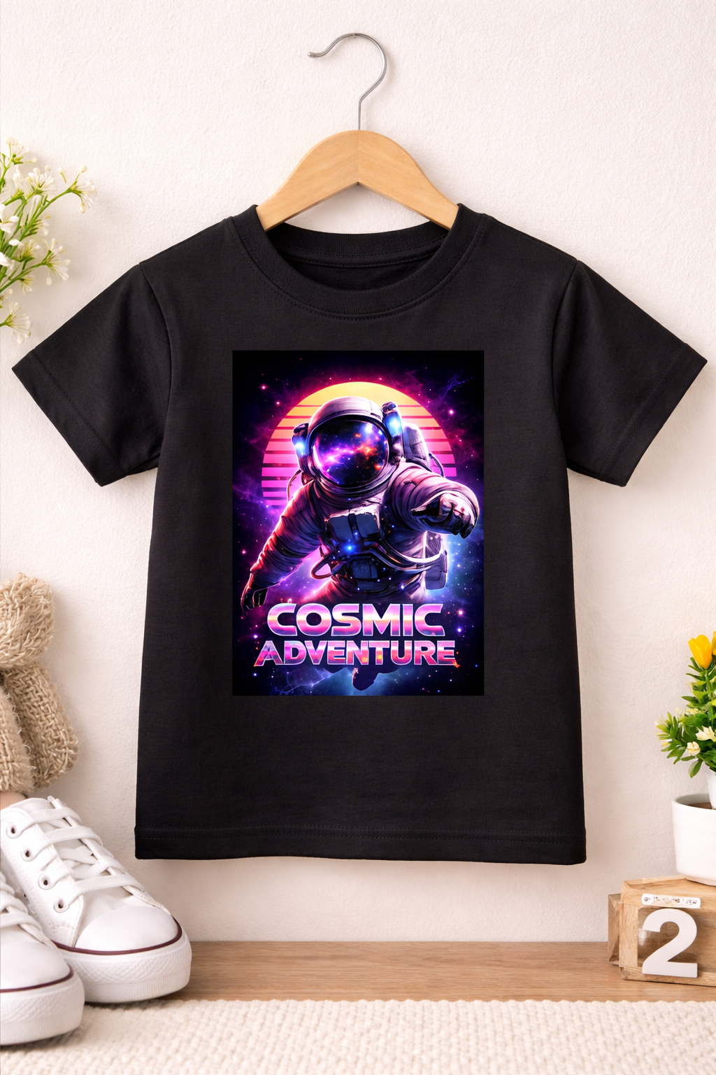 Cosmic Adventure / Pure Cotton T-Shirt Kool Styles