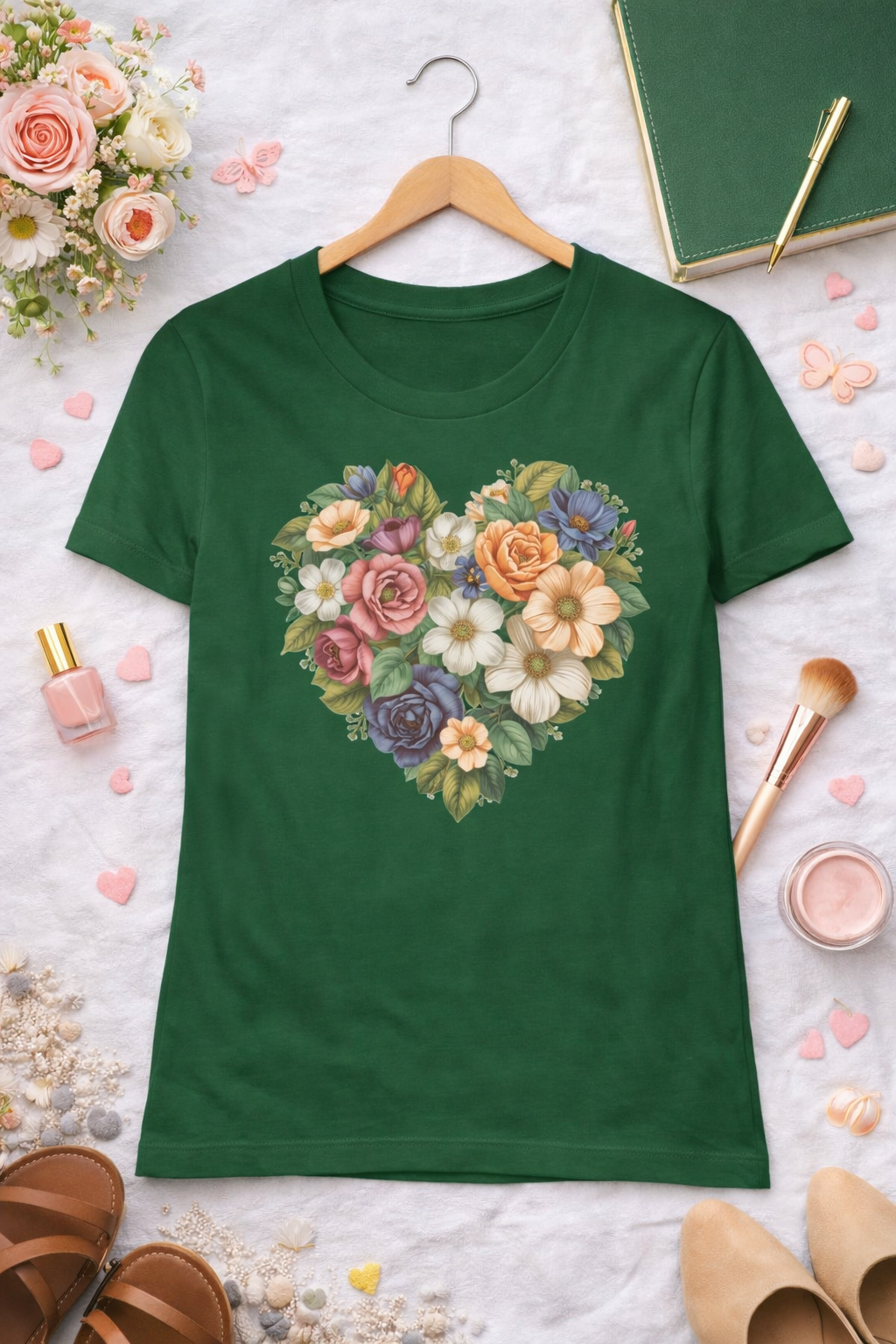 Floral impact / Women's Pure Cotton T-Shirt Kool Styles