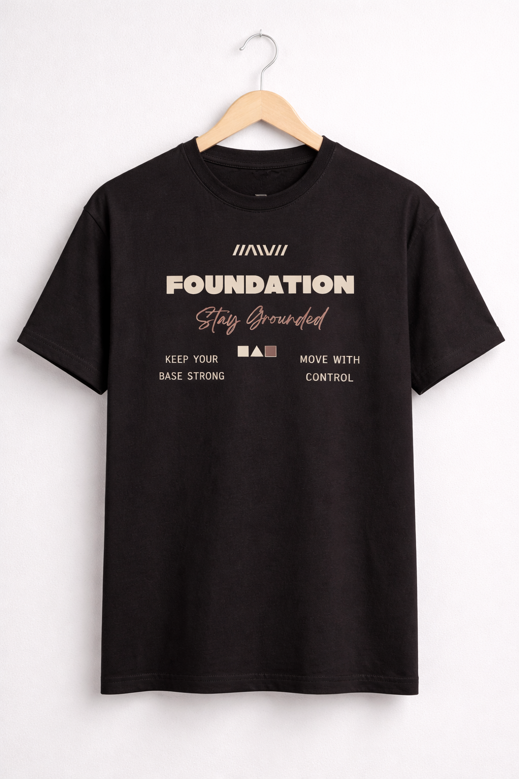 Men’s Minimal Typography Cotton T-Shirt – Stylish Casual Graphic Tee | Lightweight Summer Wear