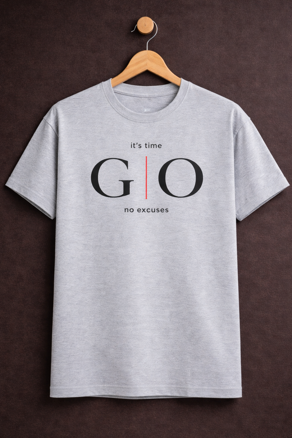 Men's Pure Cotton Minimal Typography T-Shirt | Soft & Breathable Summer Tee