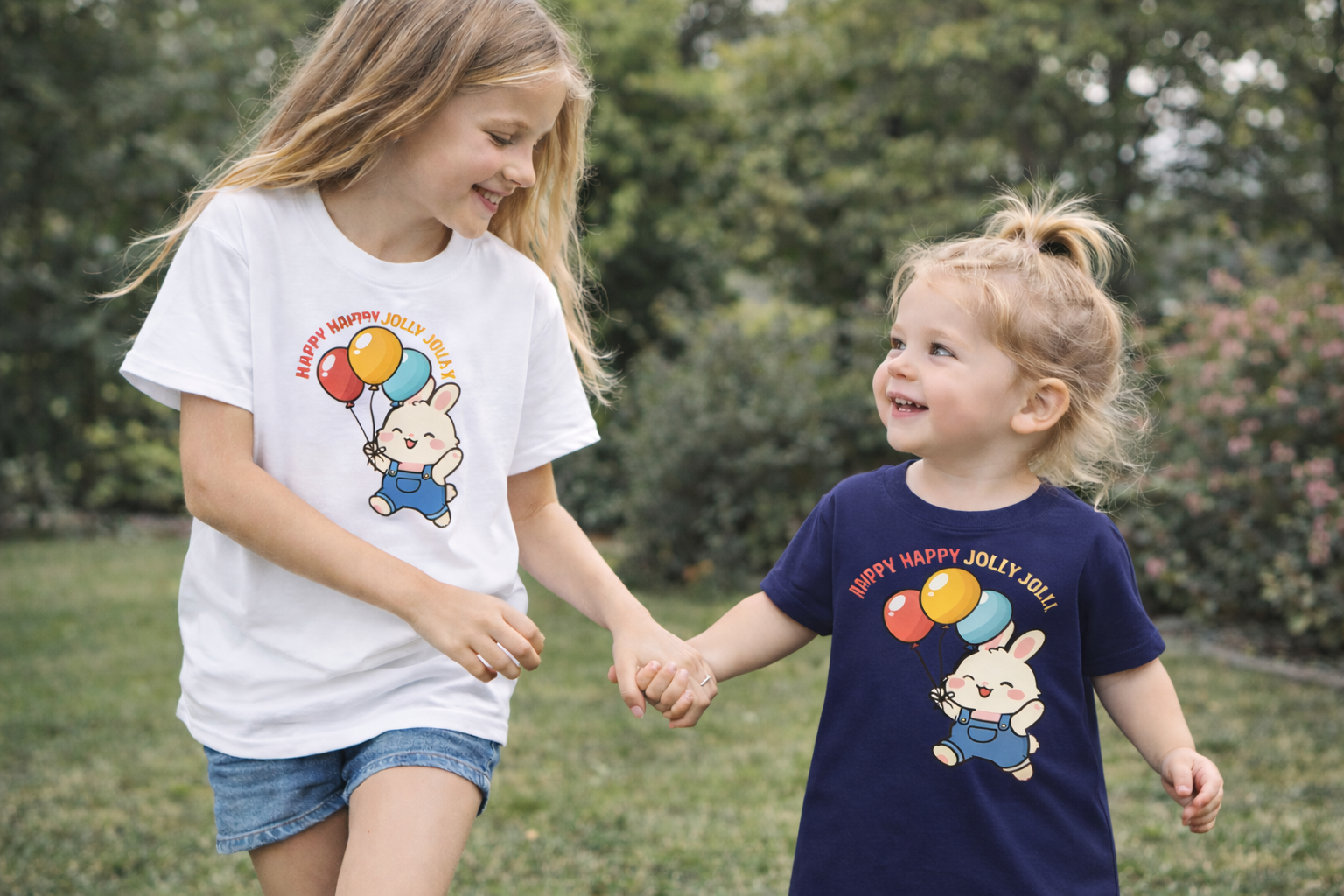 Jolly Bunny /  Pure Cotton T-Shirt