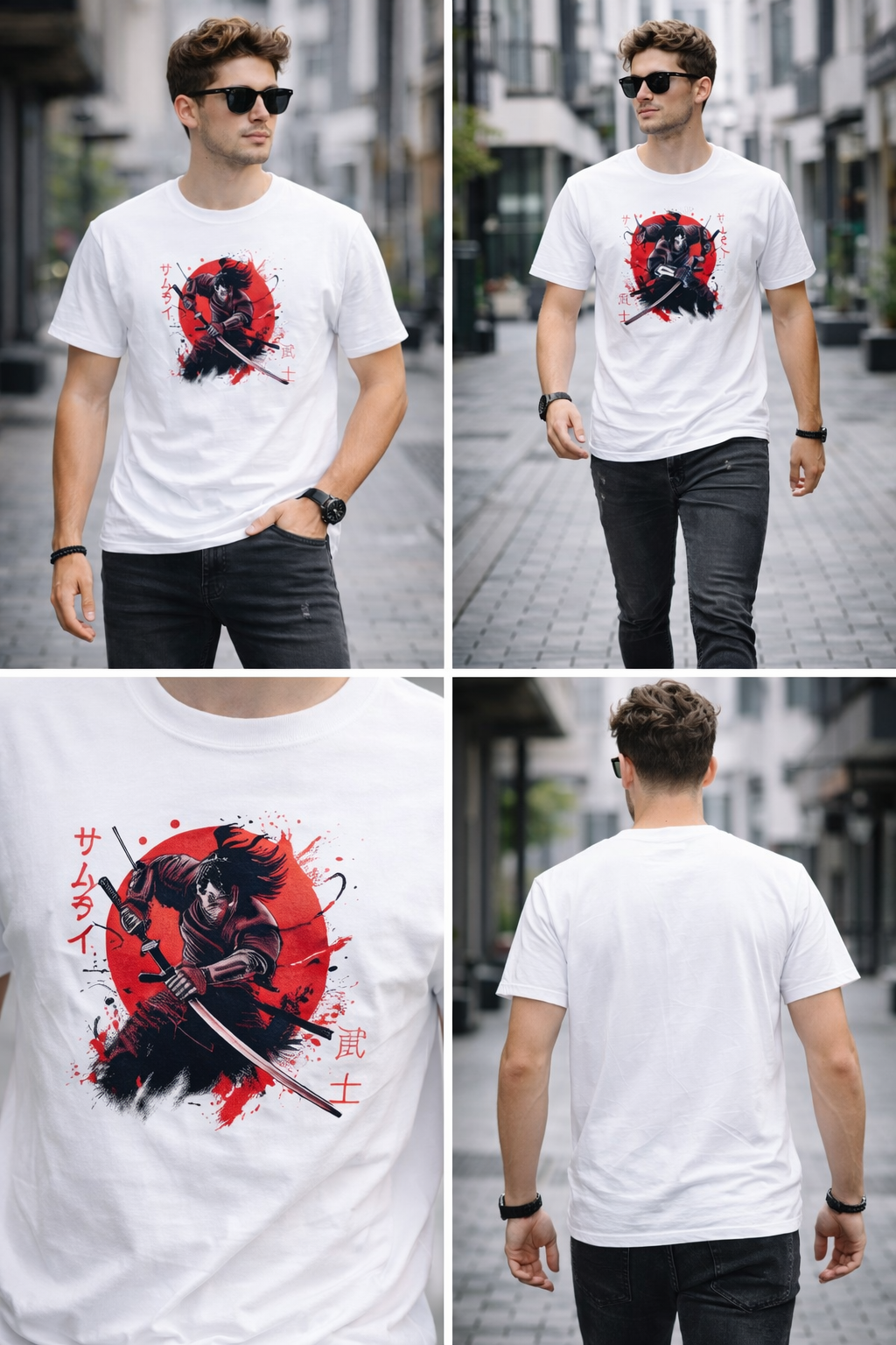 Super Samurai / Men pure cotton T-shirt