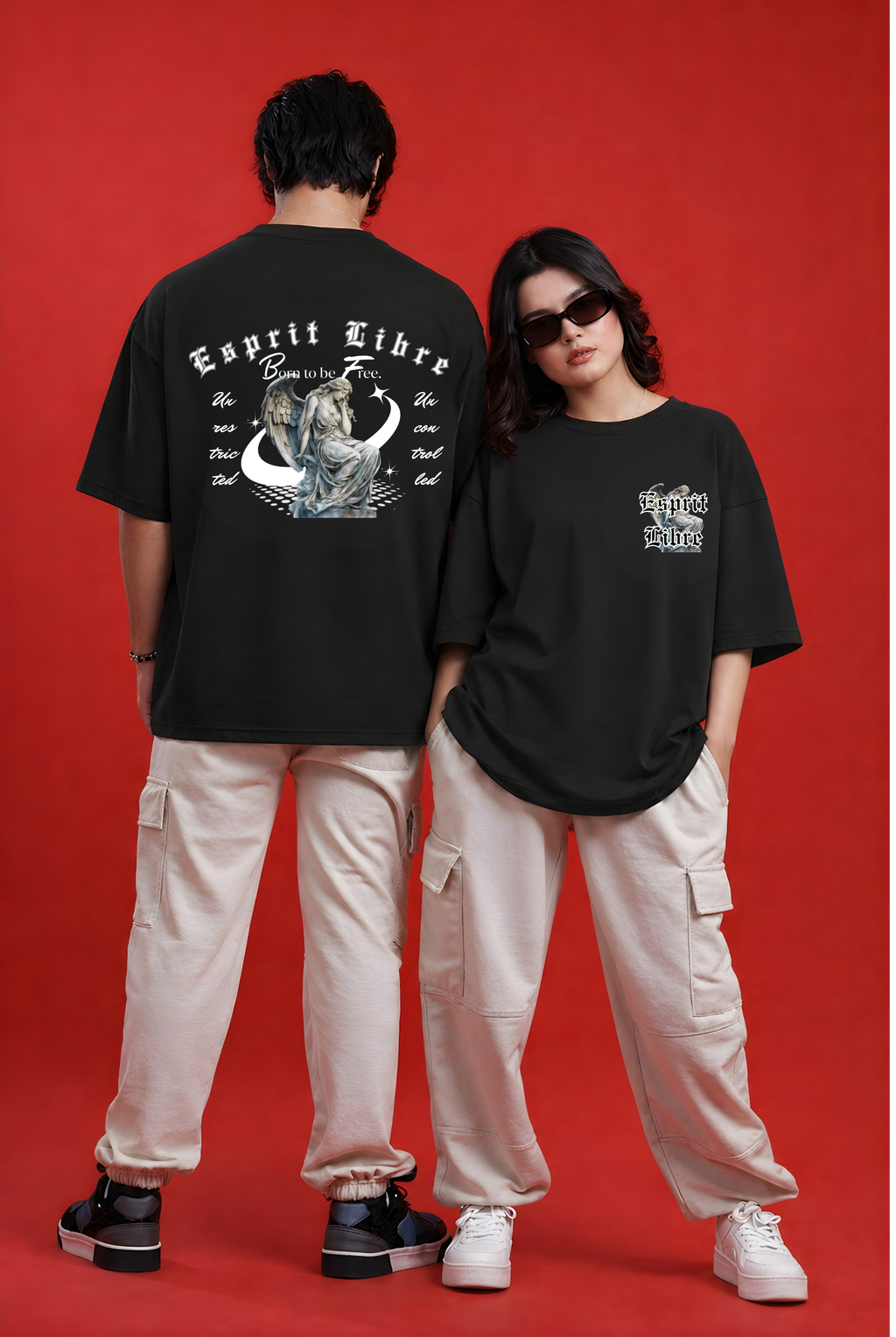 ESPRIT LIBRE - Unisex Oversized Tee / Premium  260 GSM Terry Tee