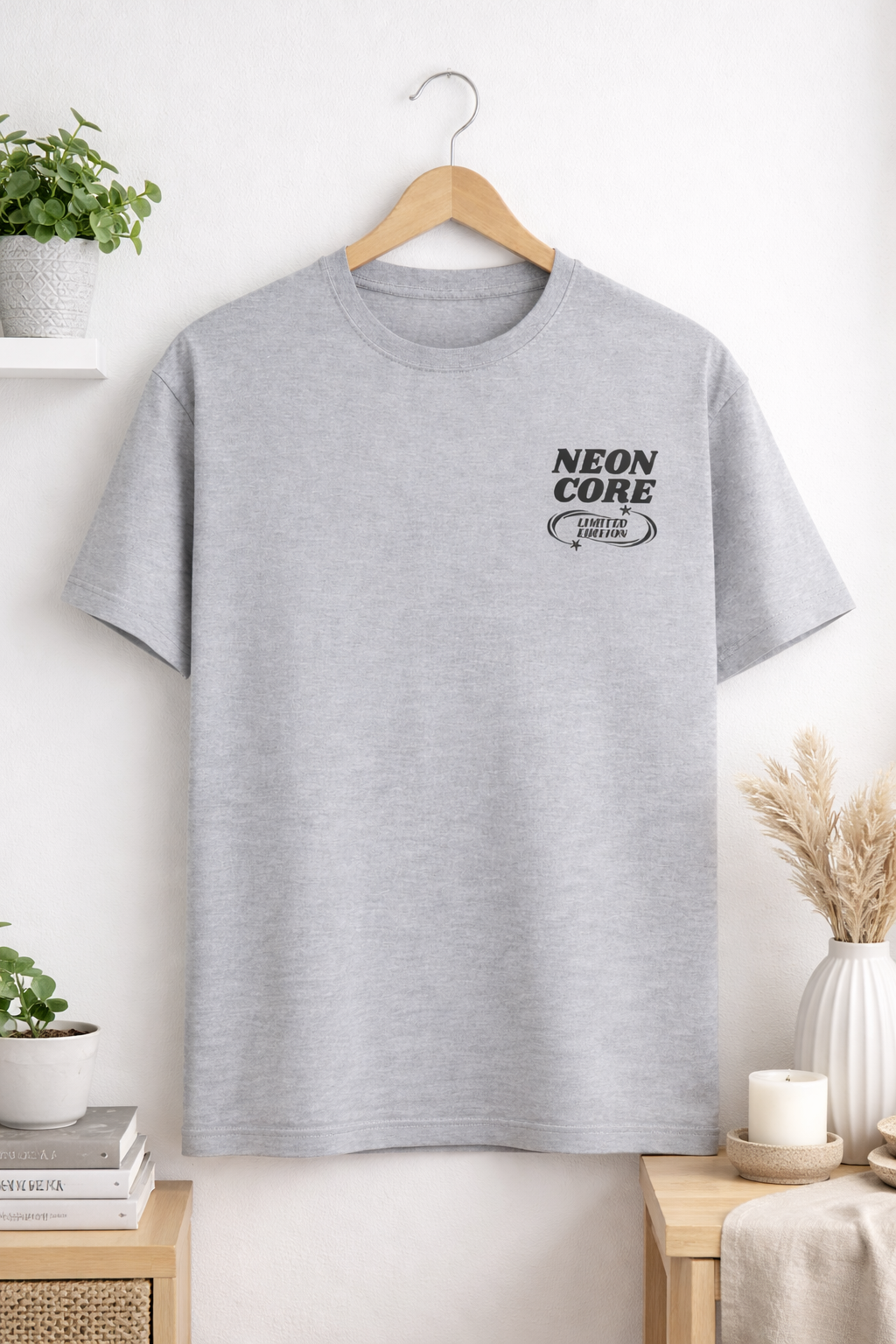 Men’s Pure Cotton T-Shirt – Comfortable Regular Fit Casual Tee
