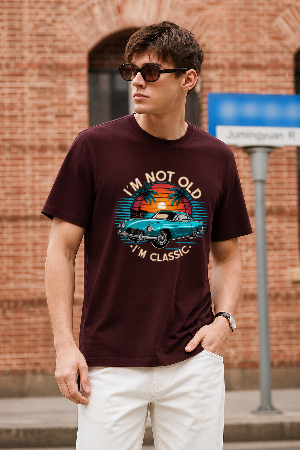 Men’s Graphic Tee - Pure cotton T-shirt