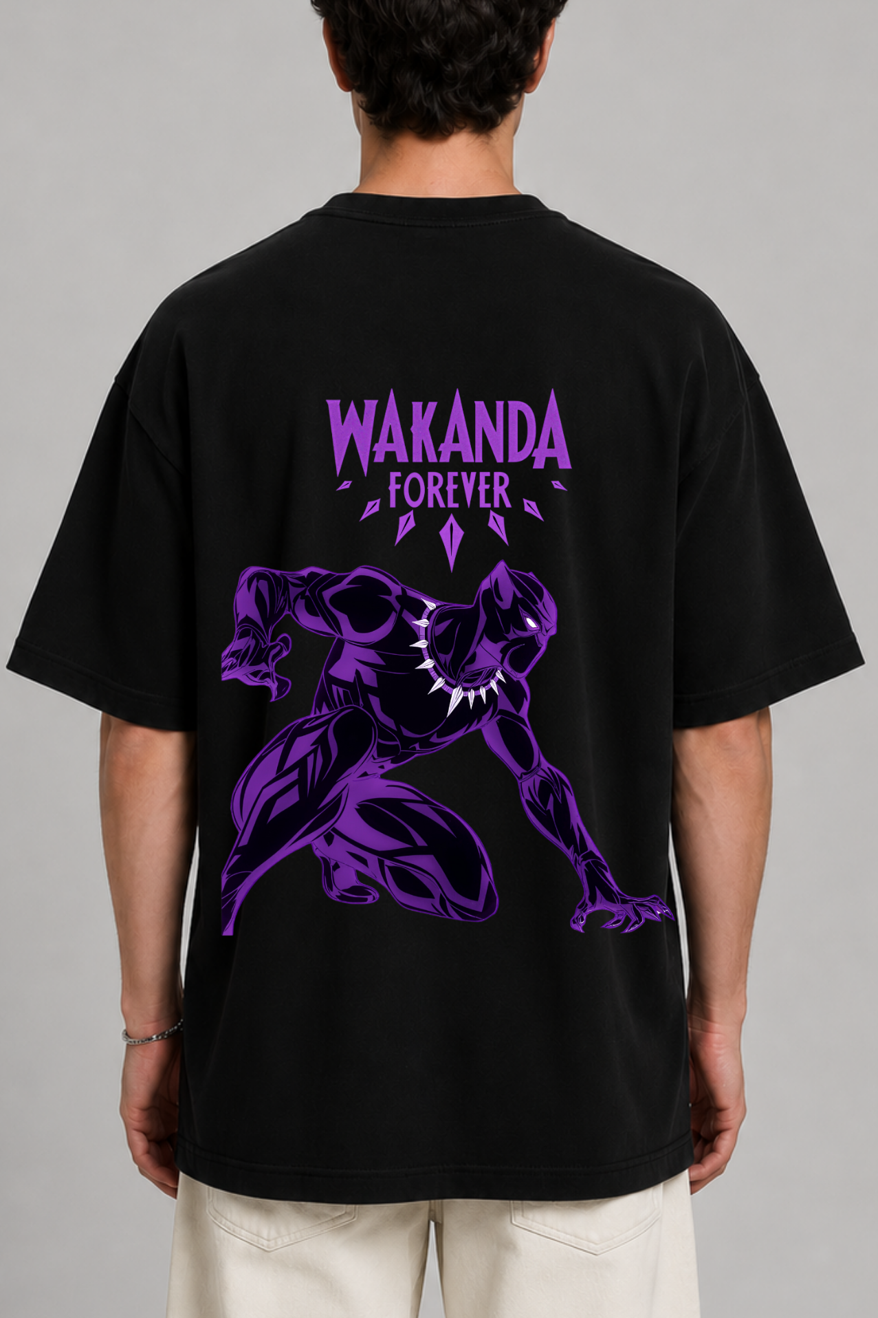 Premium Terry Oversized Tee - Panther Limited edition