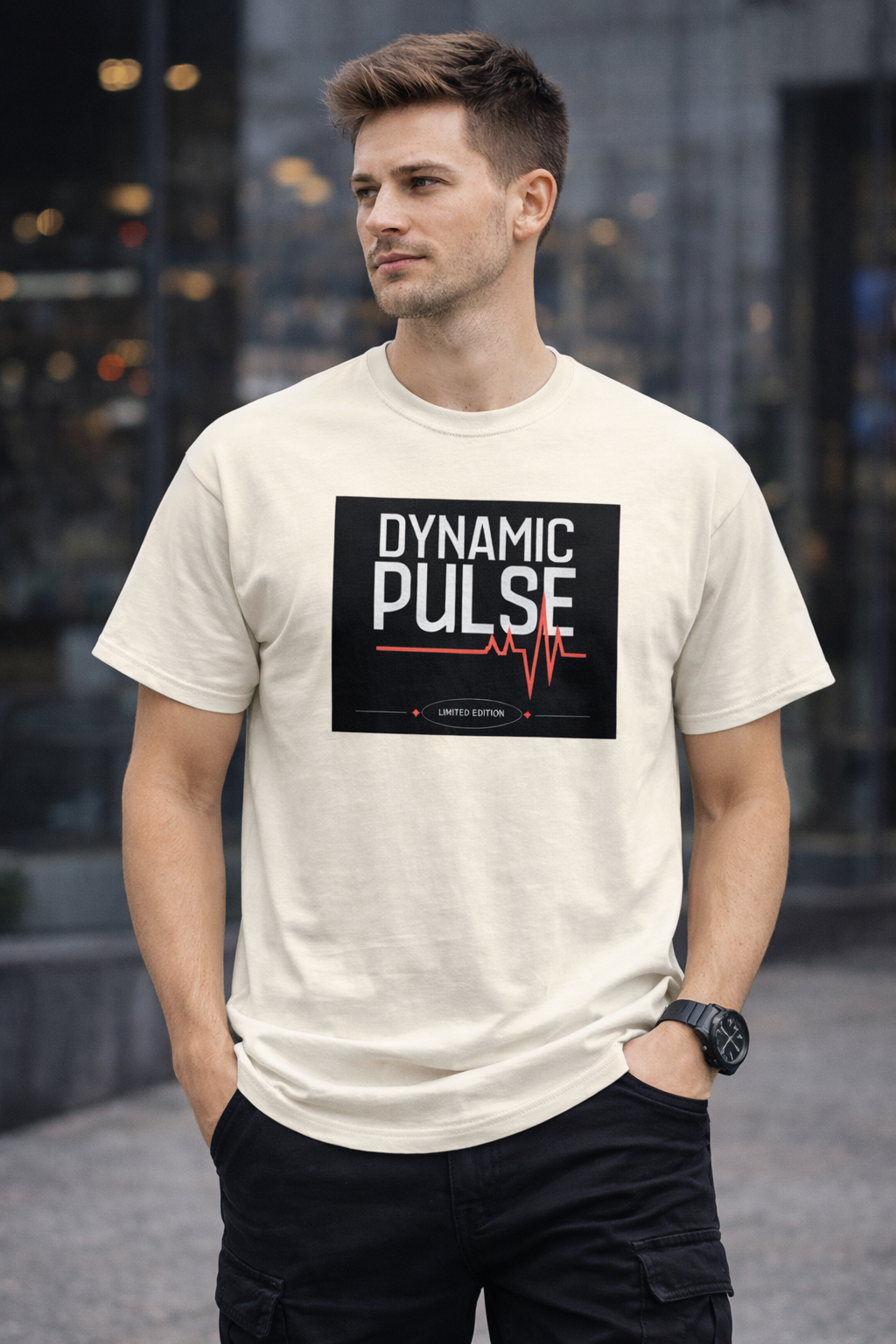 Dynamic Pulse / Men Pure cotton T-shirt