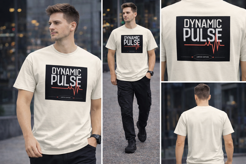 Dynamic Pulse / Men Pure cotton T-shirt