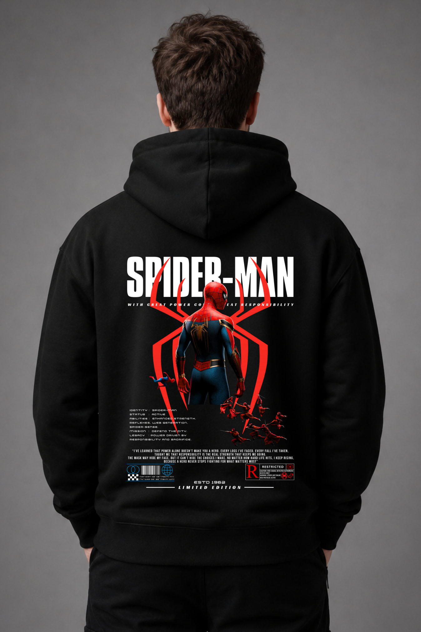 Hoodie - Spidey Limited edition - 001