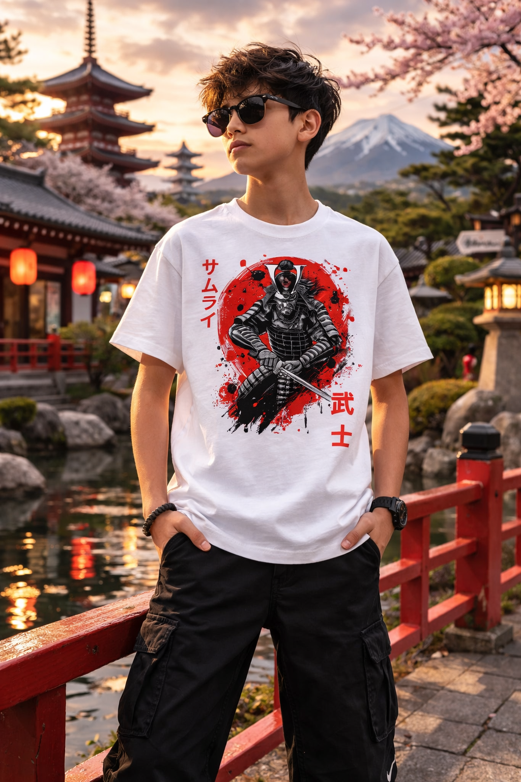 Samurai Kid's  / Pure Cotton T-Shirt