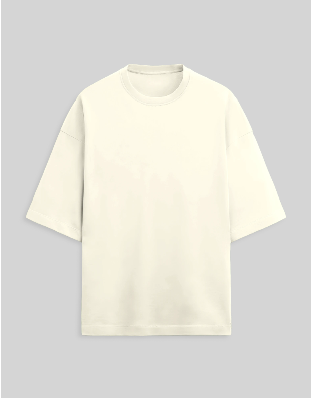 Unisex Premium Oversized Terry Tee - Plain / 260 GSM