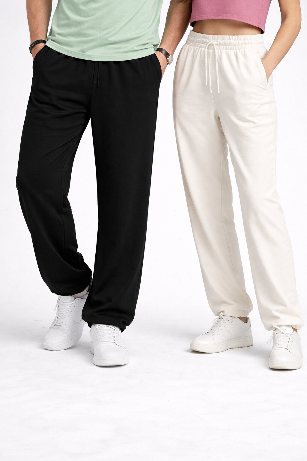 Premium Cotton Sweatpants -260 GSM Breathable Terry Fabric