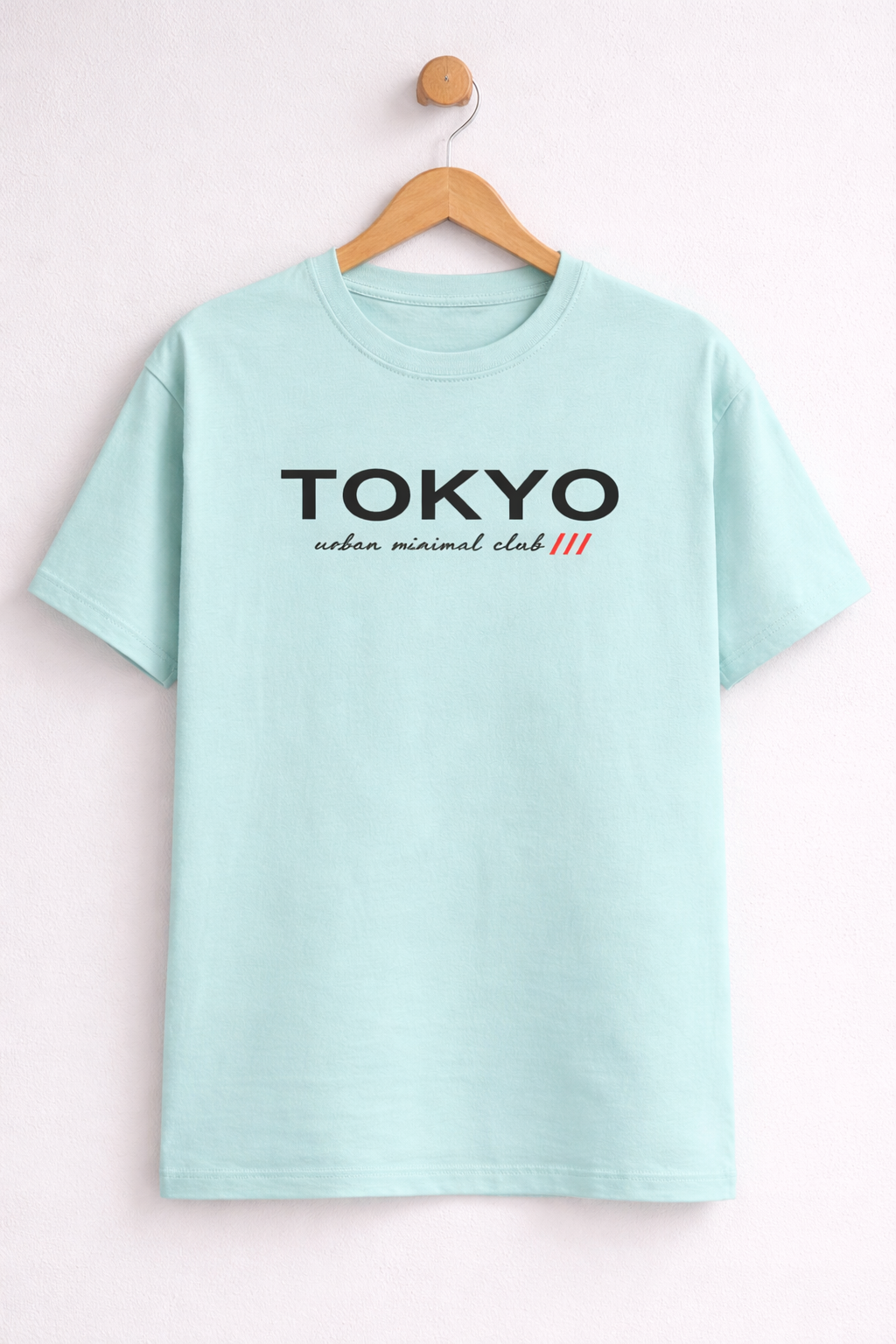 Men’s Minimal Typography Cotton T-Shirt –  Lightweight Summer Wear