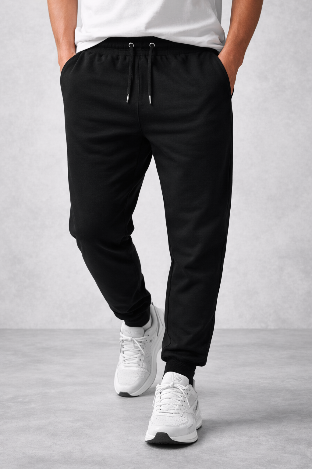 Premium 260 GSM Plain Cotton Joggers  | Luxury Feel Everyday Wear